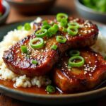 honey garlic beef chops