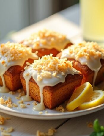 lemon coconut mini loaf