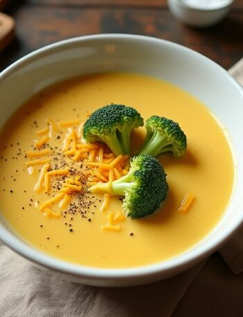 light broccoli cheddar soup