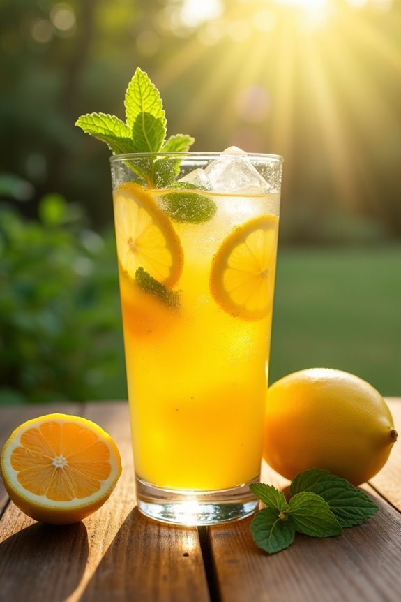 mango lemonade summer refreshment