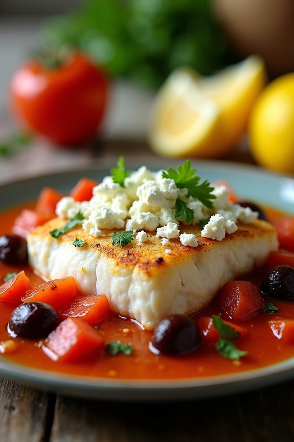 mediterranean baked cod recipe