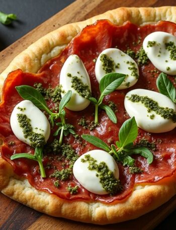 mediterranean prosciutto burrata delight