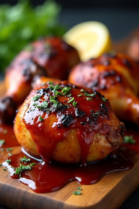 perfectly grilled bbq chicken