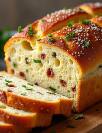 savory olive bacon bread