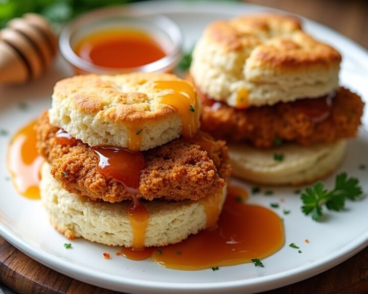 savory spicy honey biscuits