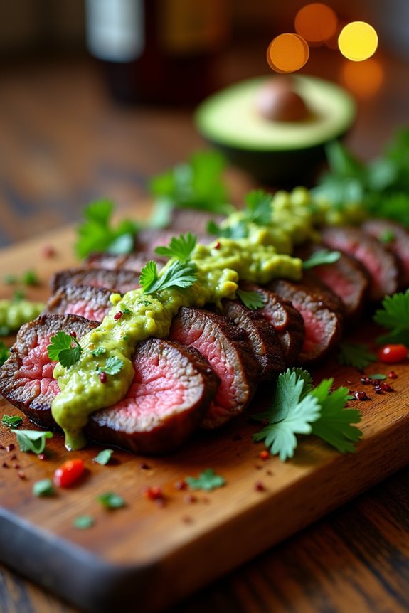 skirt steak with chimichurri