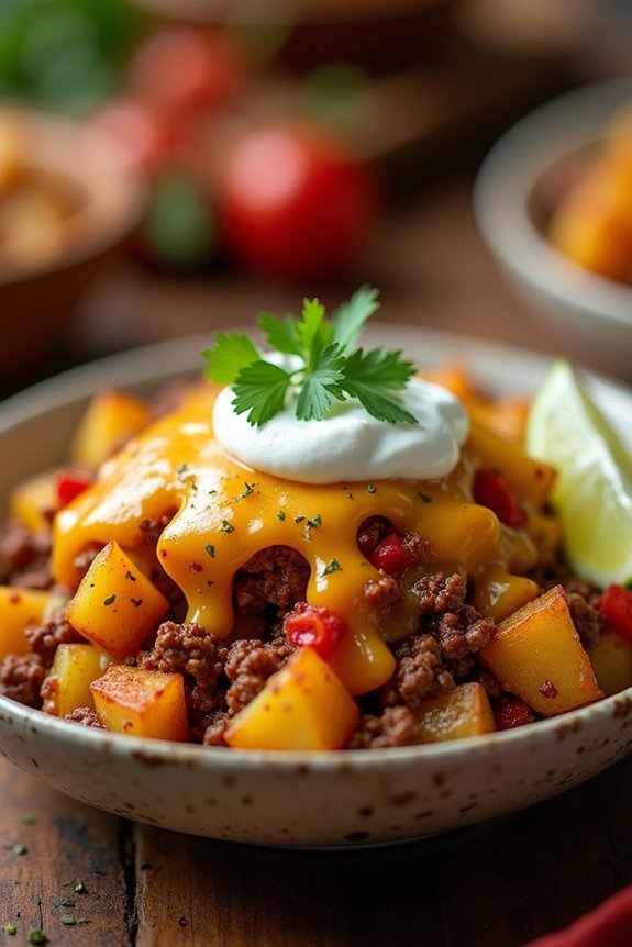 spicy taco potato delight