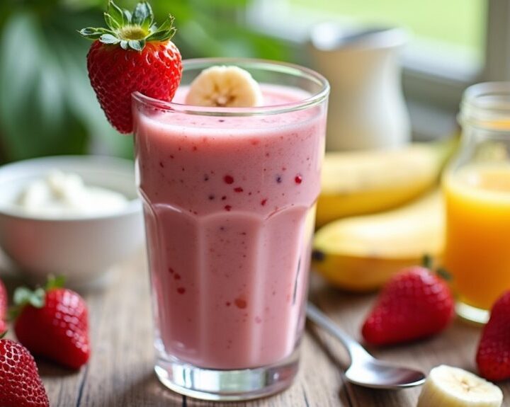 strawberry banana smoothie recipe