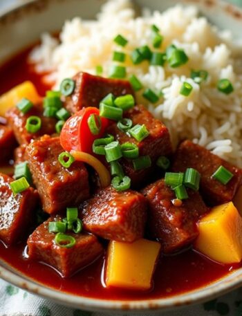 sweet and sour beef