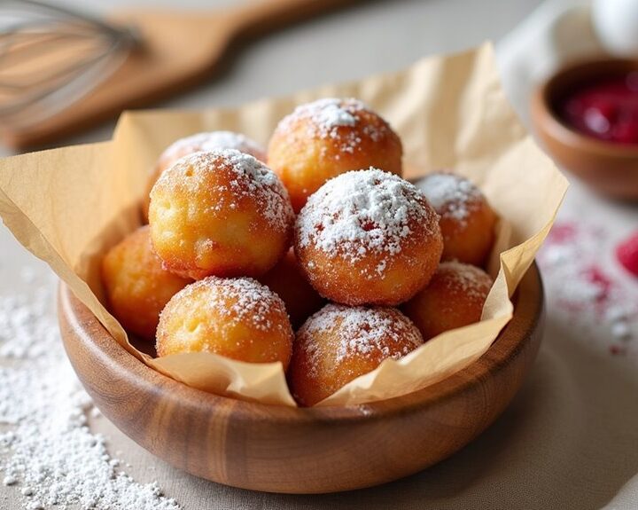 sweet tasty funnel cake