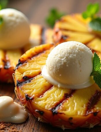 tropical grilled pineapple delight