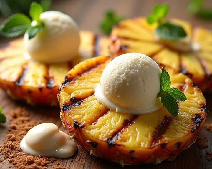 tropical grilled pineapple delight