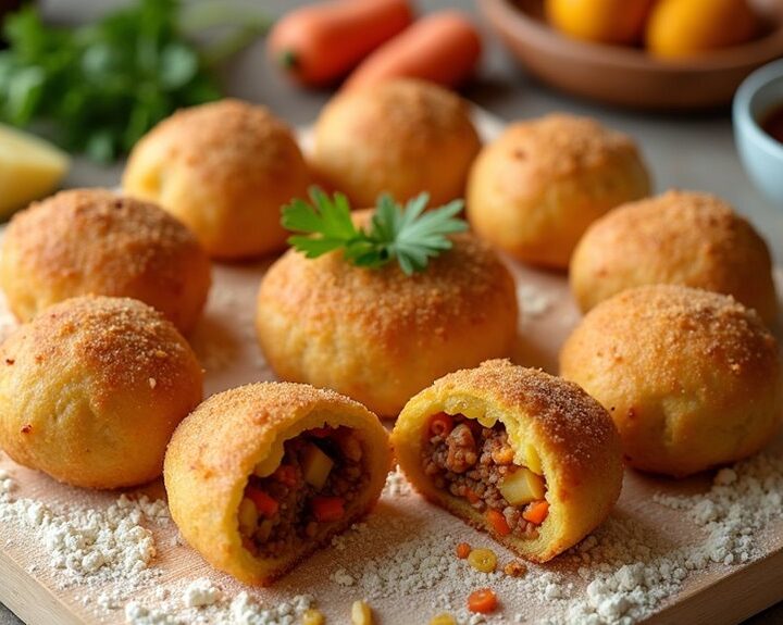 warm and comforting curry bread