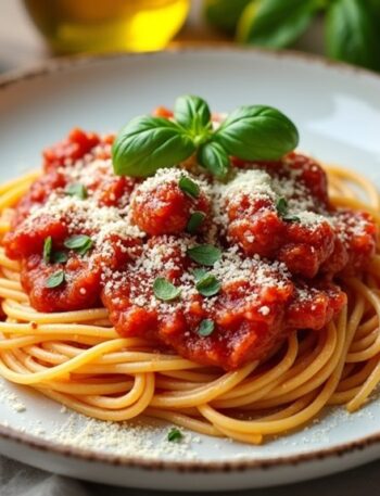 bear themed spaghetti for kids