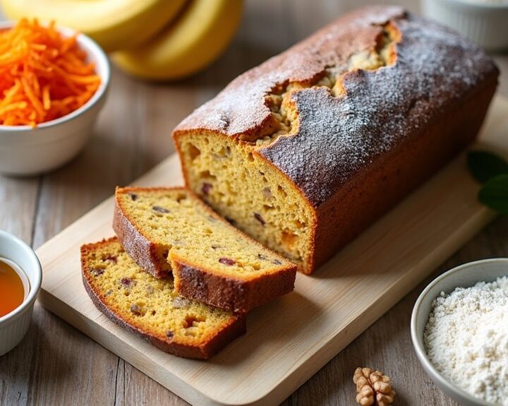 carrot cake banana bread