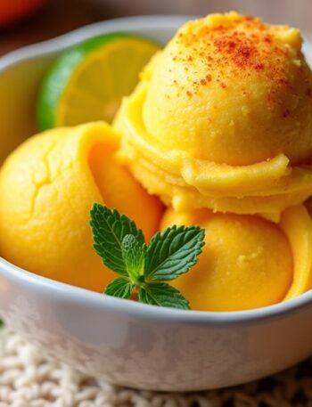 chili lime mango sorbet