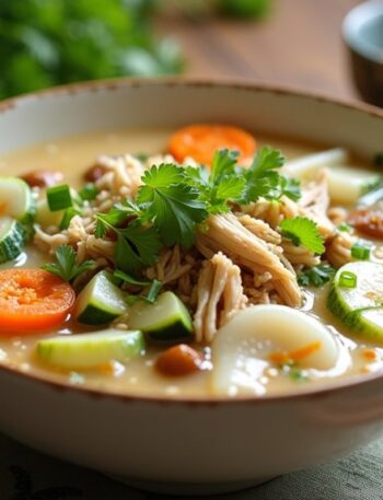 comforting chicken rice porridge