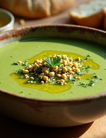 comforting green soup recipe