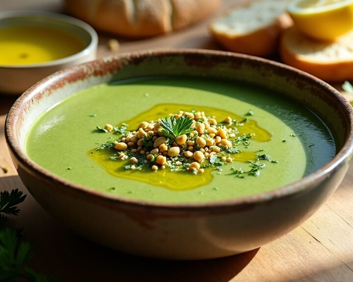 comforting green soup recipe