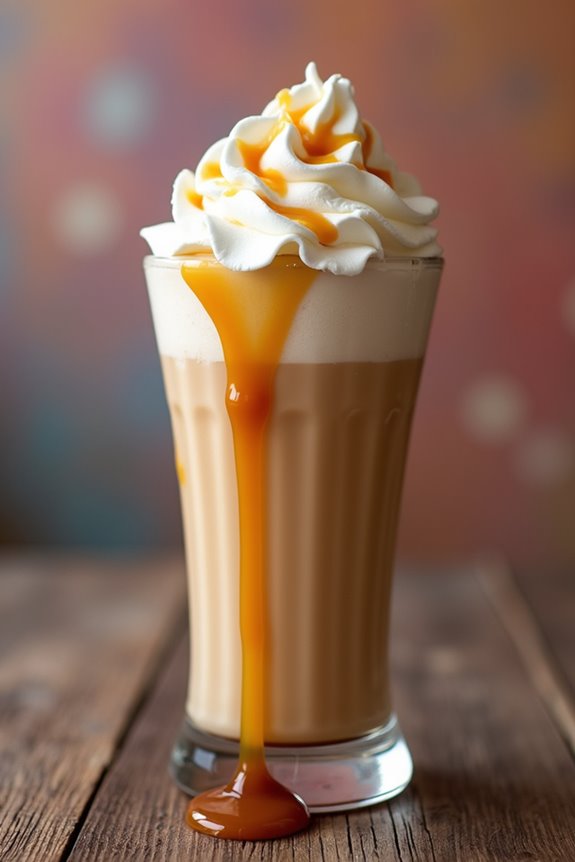 creamy caramel frappe recipe