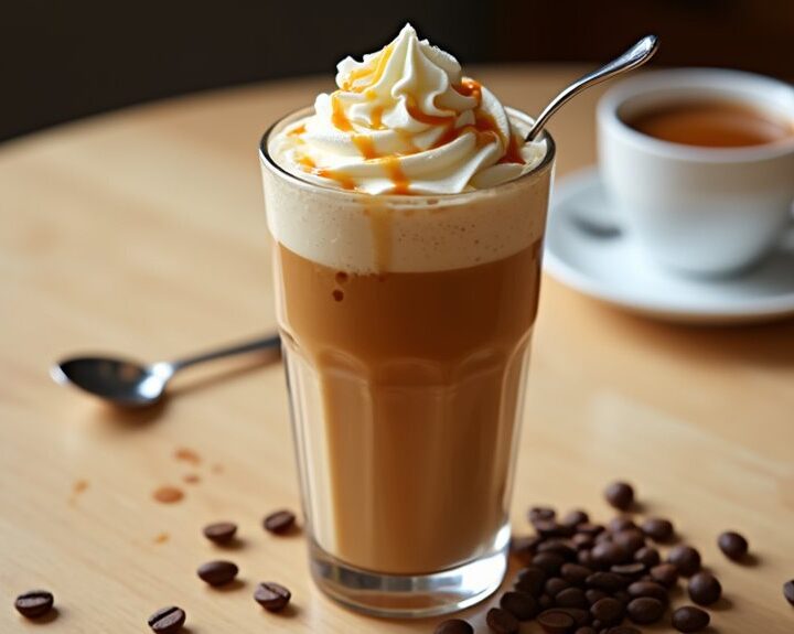 creamy caramel frappe recipe