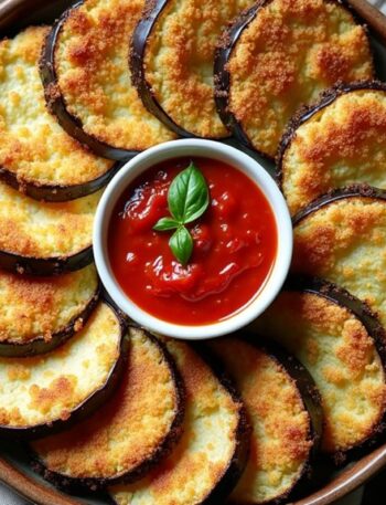 crispy baked italian eggplant