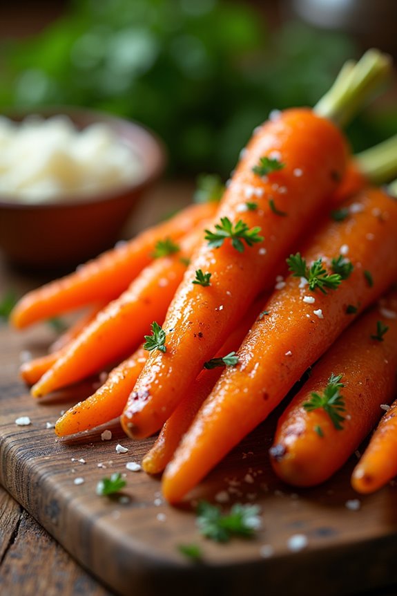 crispy smashed carrots recipe