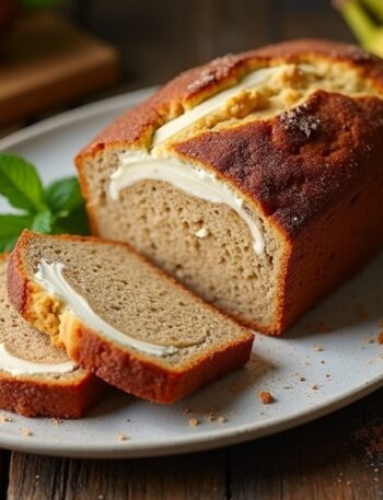 decadent cinnamon swirl banana bread