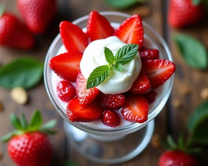 delicious fresas con crema
