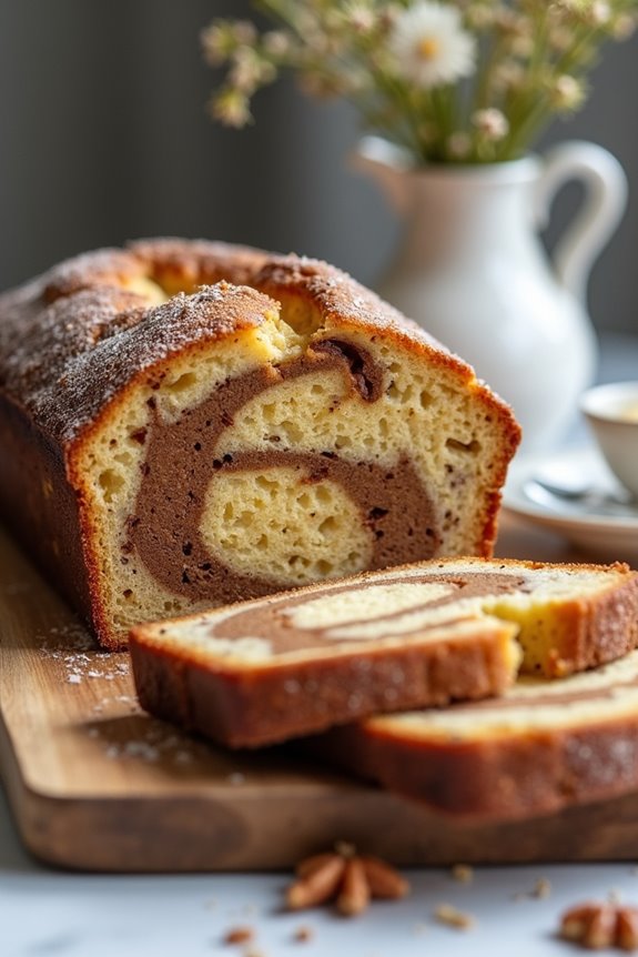 delightful cream cheese banana bread