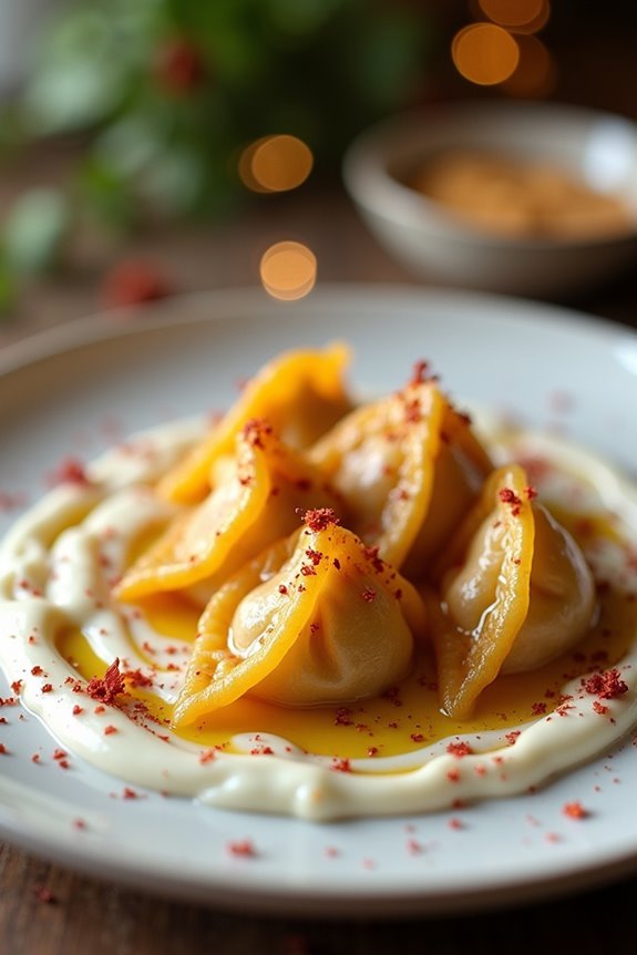 delightful roasted squash dumplings