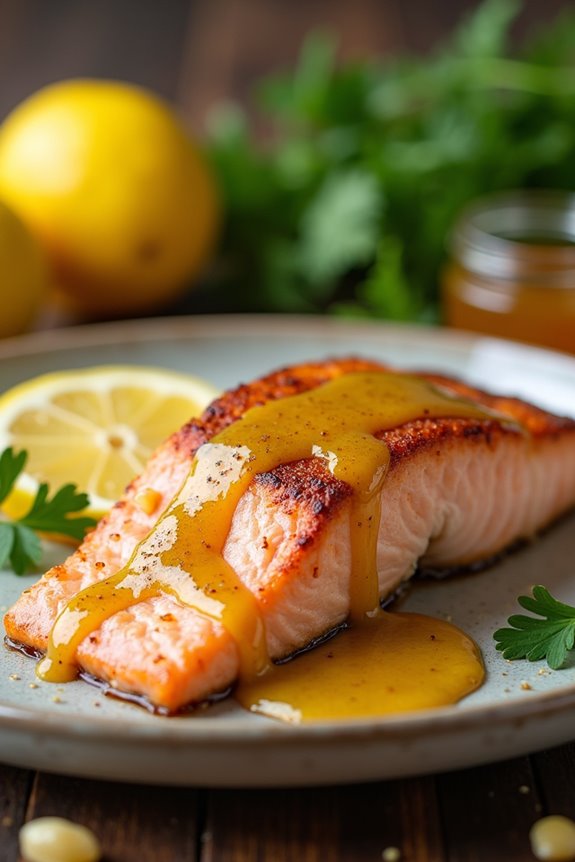 easy honey mustard salmon