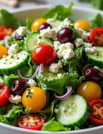 fresh flavors in salad