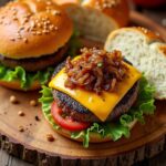 garlicky onion smash burger