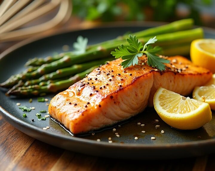 honey mustard glazed salmon