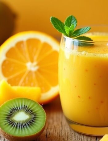 mango kiwi smoothie delight