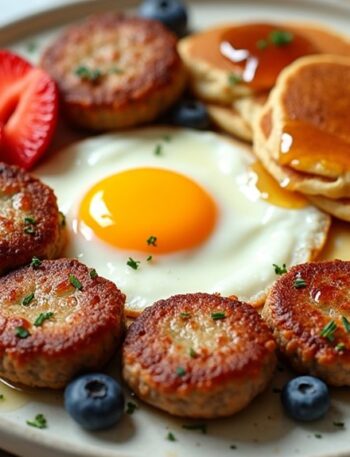 maple rosemary breakfast sausage