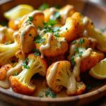 moroccan cauliflower with tahini