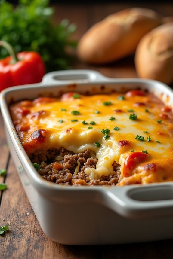 philly cheesesteak casserole recipe