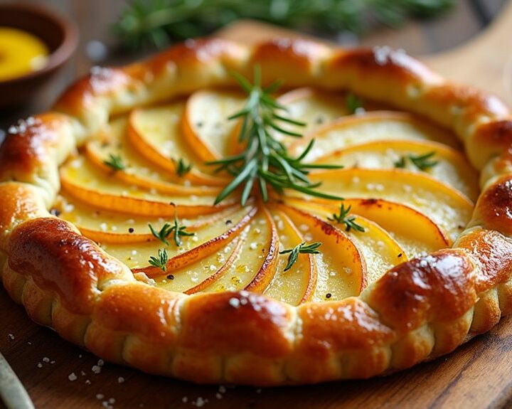 puff pastry potato tart