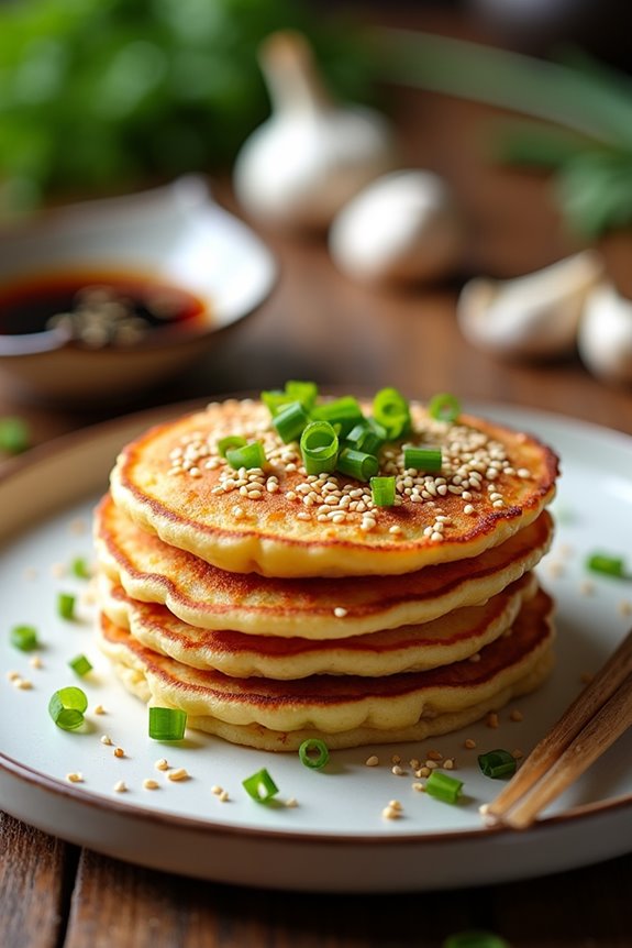 quick and delicious enoki pancakes