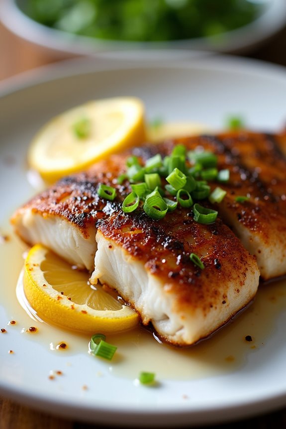 roasted ginger miso snapper