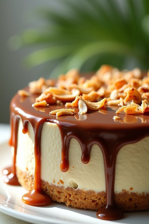 samoa cheesecake recipe instructions