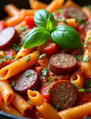 sausage pasta one pan meal