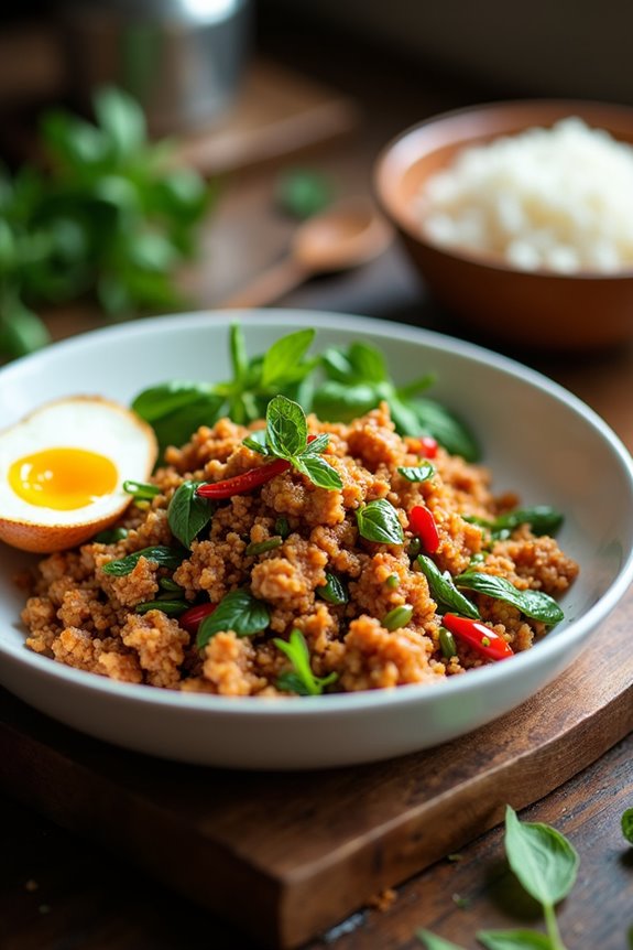 spicy thai basil chicken recipe