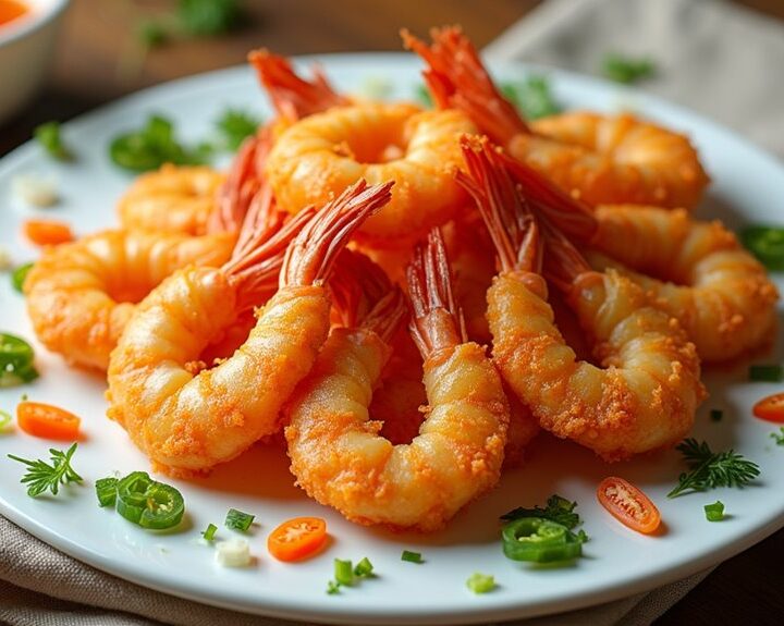 tasty air fryer prawns