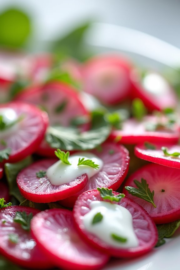 vibrant radish salad recipe