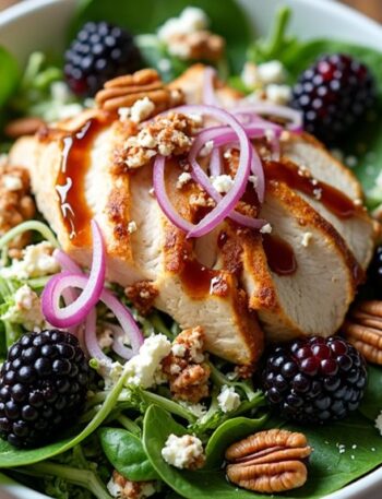 blackberry chicken salad delight