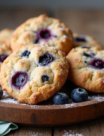 blueberry cookie baking bliss