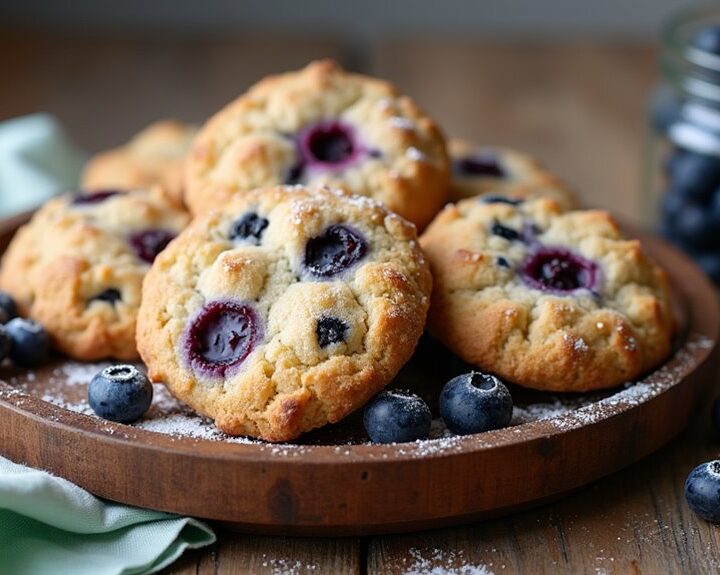 blueberry cookie baking bliss